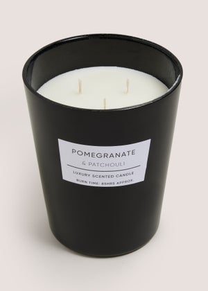 Black Elegance Pomegranate & Patouchli Large Candle Black Elegance Pomegranate & Patouchli Large Candle