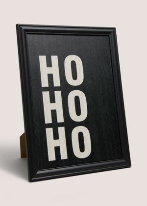 Black HoHoHo Wall Art Black HoHoHo Wall Art