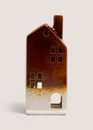 Bronze Ceramic Single House Ornament