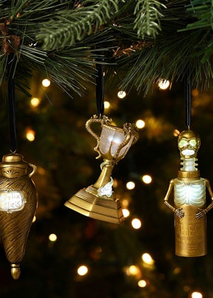 Harry Potter Warner Bros Alumni Gold LED Hanging Decoration Triwizard Cup