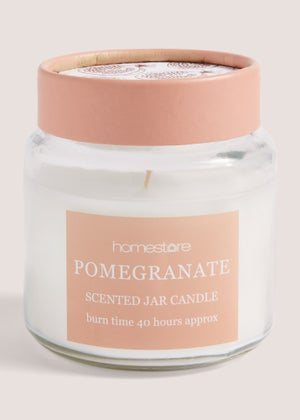 Pomegranate Scented Jar Candle Pomegranate Scented Jar Candle
