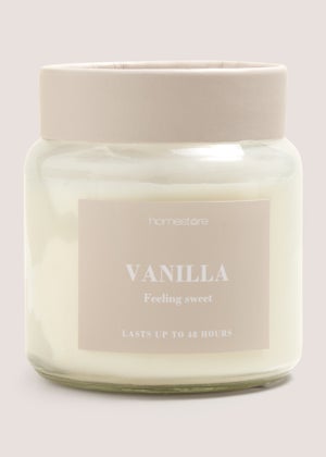 Vanilla Scented Jar Candle