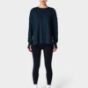 After Class Cotton Blend Longline Sweat-shirt