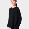 After Class Cotton Blend Longline Sweat-shirt