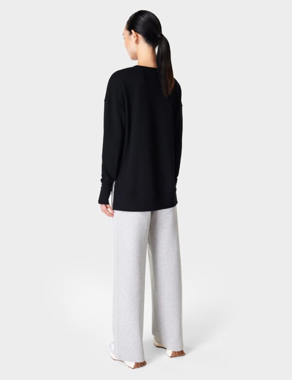 After Class Cotton Blend Longline Sweat-shirt