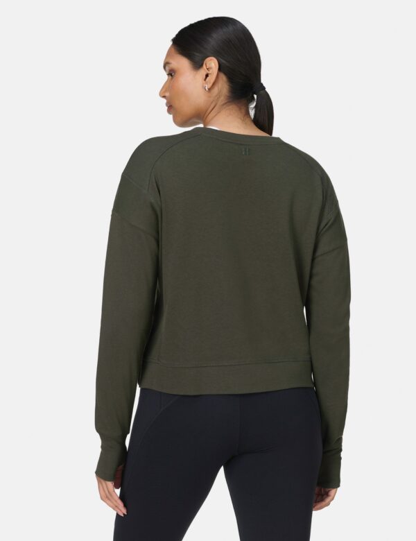 After Class Cotton Modal Crop Sweatshirt