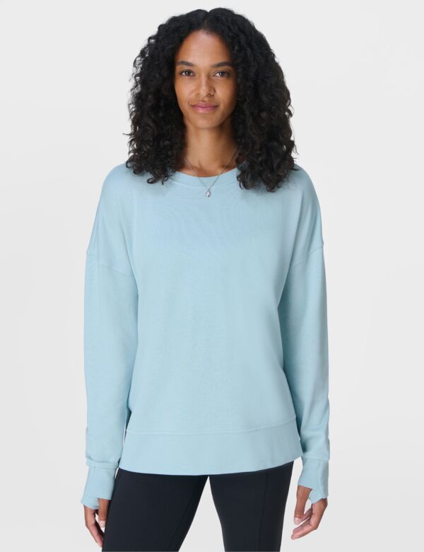 After Class Cotton Modal Longline Sweatshirt After Class Cotton Modal Longline Sweatshirt