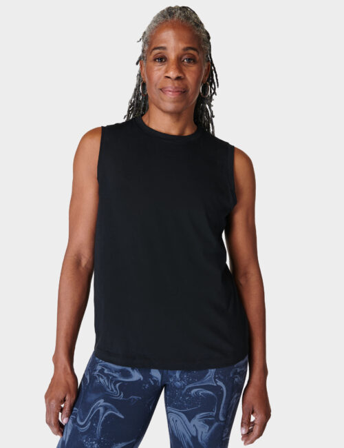 Essential Cotton Rich Crew Neck Vest Top