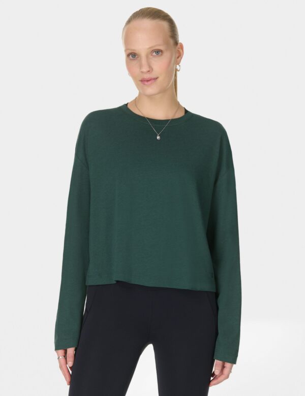 Essential Crew Neck Crop Top