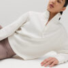 Rib Half Zip Yoga Sweatshirt Rib Half Zip Yoga Sweatshirt