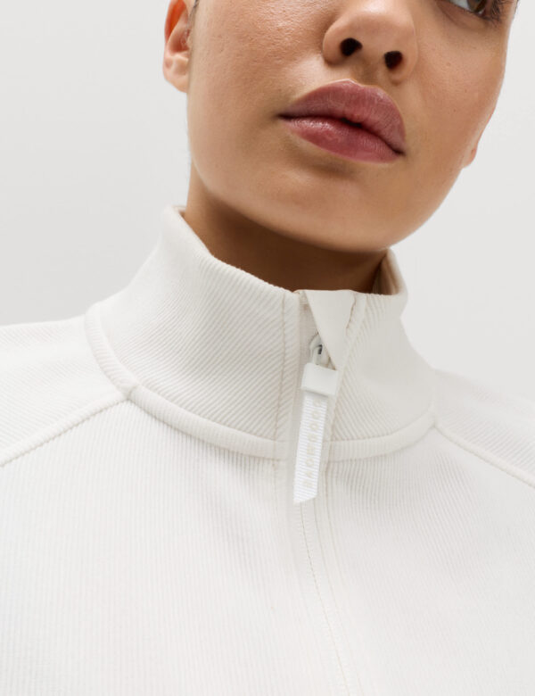 Rib Half Zip Yoga Sweatshirt Rib Half Zip Yoga Sweatshirt