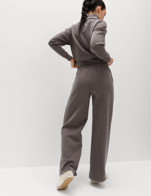 Sand Wash High Waisted Wide Leg Joggers