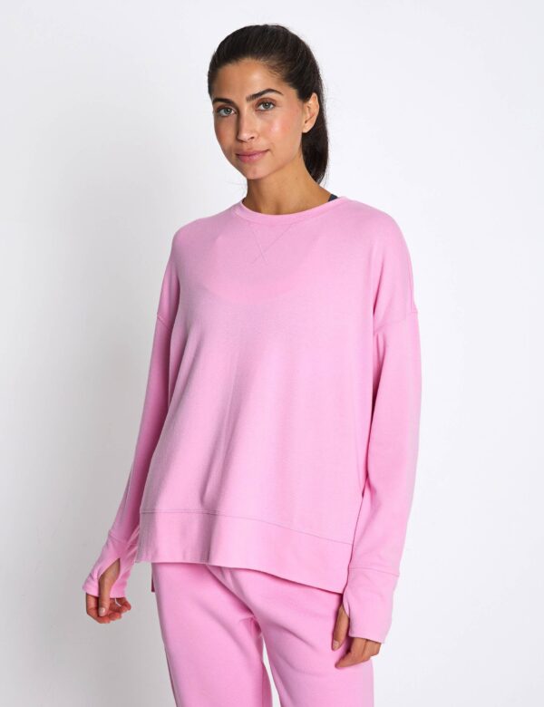 Shelby Crew Neck Step Hem Relaxed Sweat-shirt Shelby Crew Neck Step Hem Relaxed Sweat-shirt