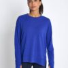 Shelby Crew Neck Step Hem Relaxed Sweat-shirt
