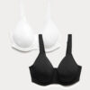 2pk Ultimate Support Wired Sports Bras (A-H)