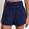 Bronte Woven High Waisted Running Shorts
