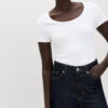 Cotton Rich Scoop Neck Slim Fit T-Shirt