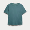 Crew Neck Mesh Panel Relaxed T-Shirt