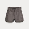 Layered Ruched Running Shorts