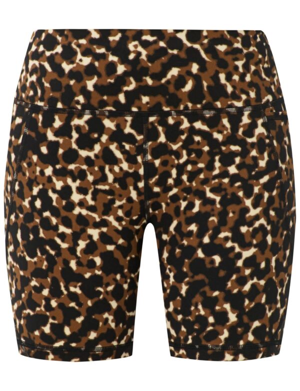 Power Animal Print 6" Biker Shorts