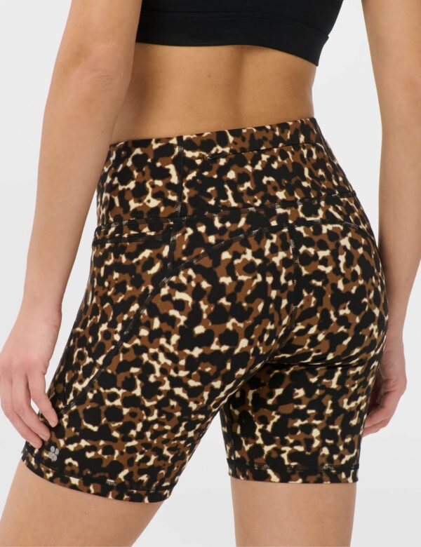 Power Animal Print 6" Biker Shorts