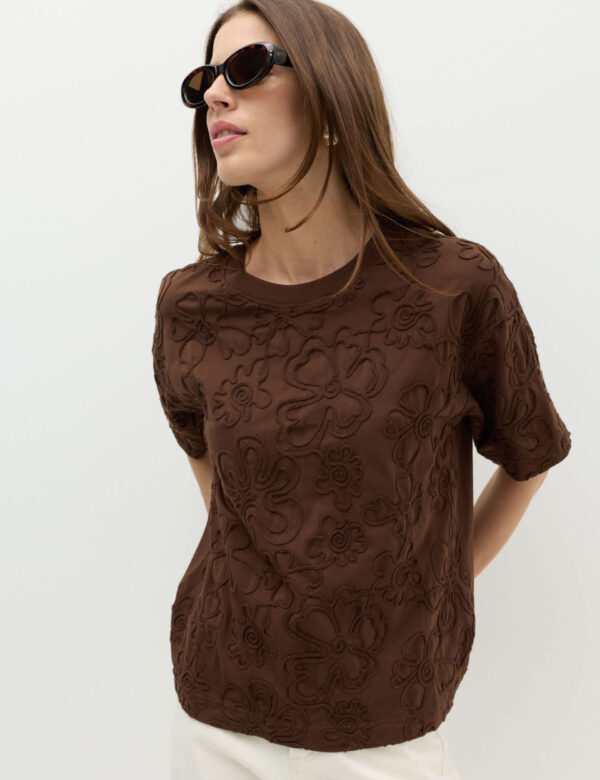 Pure Cotton Appliqué T-Shirt