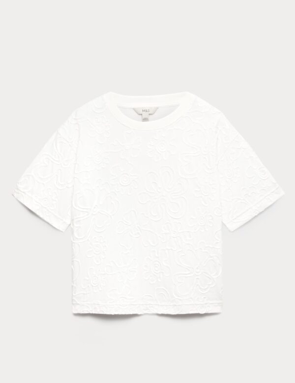 Pure Cotton Appliqué T-Shirt