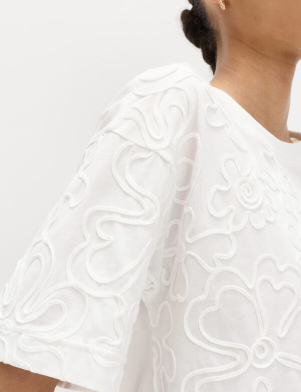 Pure Cotton Appliqué T-Shirt