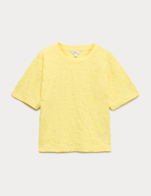 Pure Cotton Appliqué T-Shirt