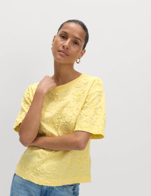 Pure Cotton Appliqué T-Shirt