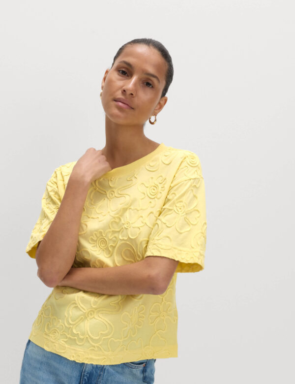 Pure Cotton Appliqué T-Shirt