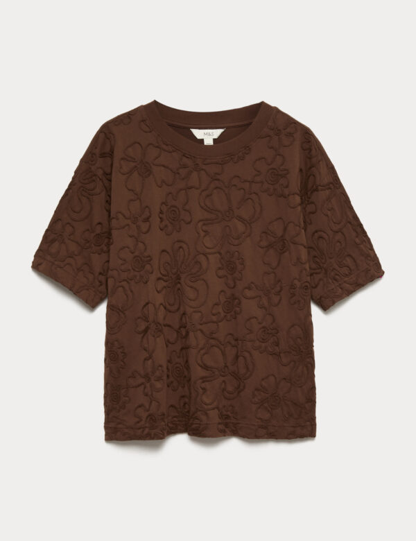 Pure Cotton Appliqué T-Shirt