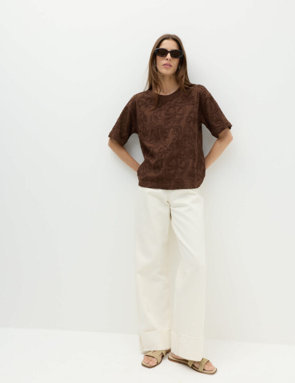 Pure Cotton Appliqué T-Shirt