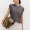 Pure Cotton Cap Sleeve T-Shirt
