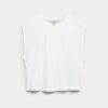 Pure Cotton Cap Sleeve T-Shirt