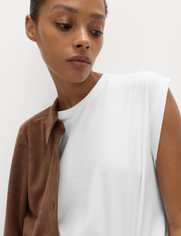 Pure Cotton Cap Sleeve T-Shirt