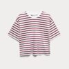 Pure Cotton Relaxed Striped Boxy T-Shirt