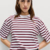 Pure Cotton Relaxed Striped Boxy T-Shirt