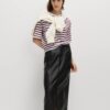 Pure Cotton Relaxed Striped Boxy T-Shirt