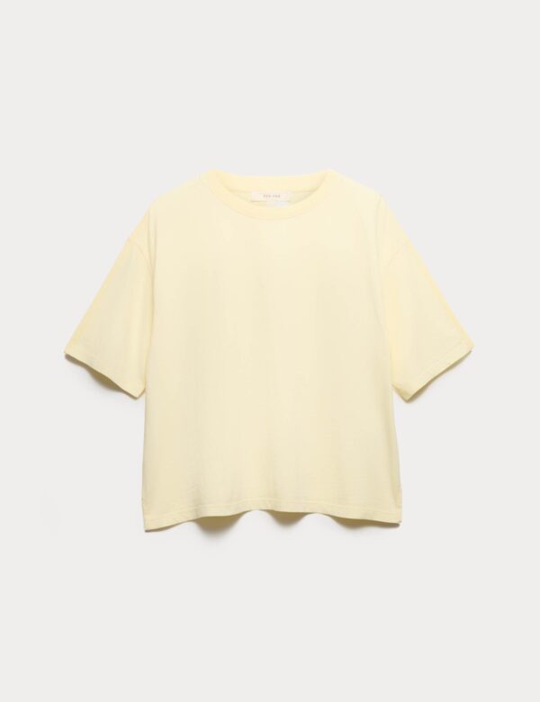 Pure Cotton Short Sleeve Boxy T-Shirt