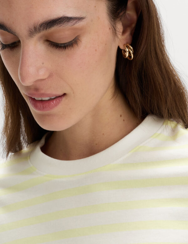 Pure Cotton Striped Everyday Fit T-Shirt