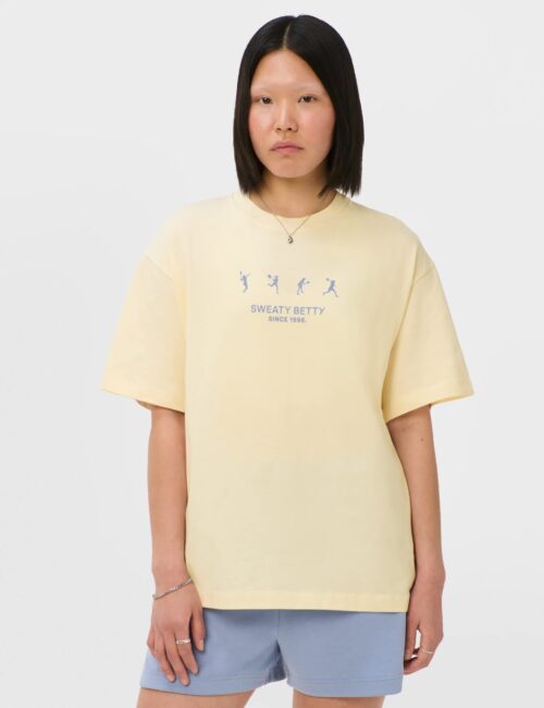 Pure Cotton Tennis Graphic T-Shirt