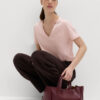 Pure Cotton V-Neck T-Shirt