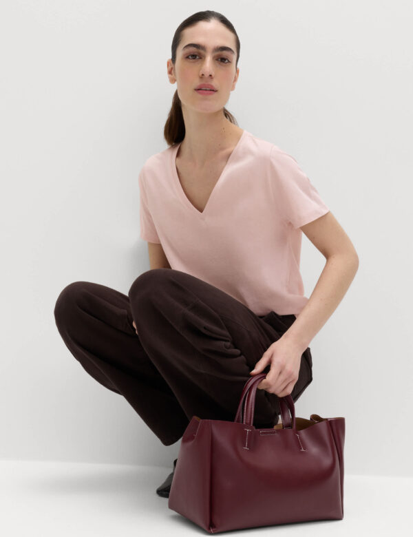Pure Cotton V-Neck T-Shirt