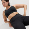Ultimate Support Zip Up Non Wired Sports Bra (A-GG)